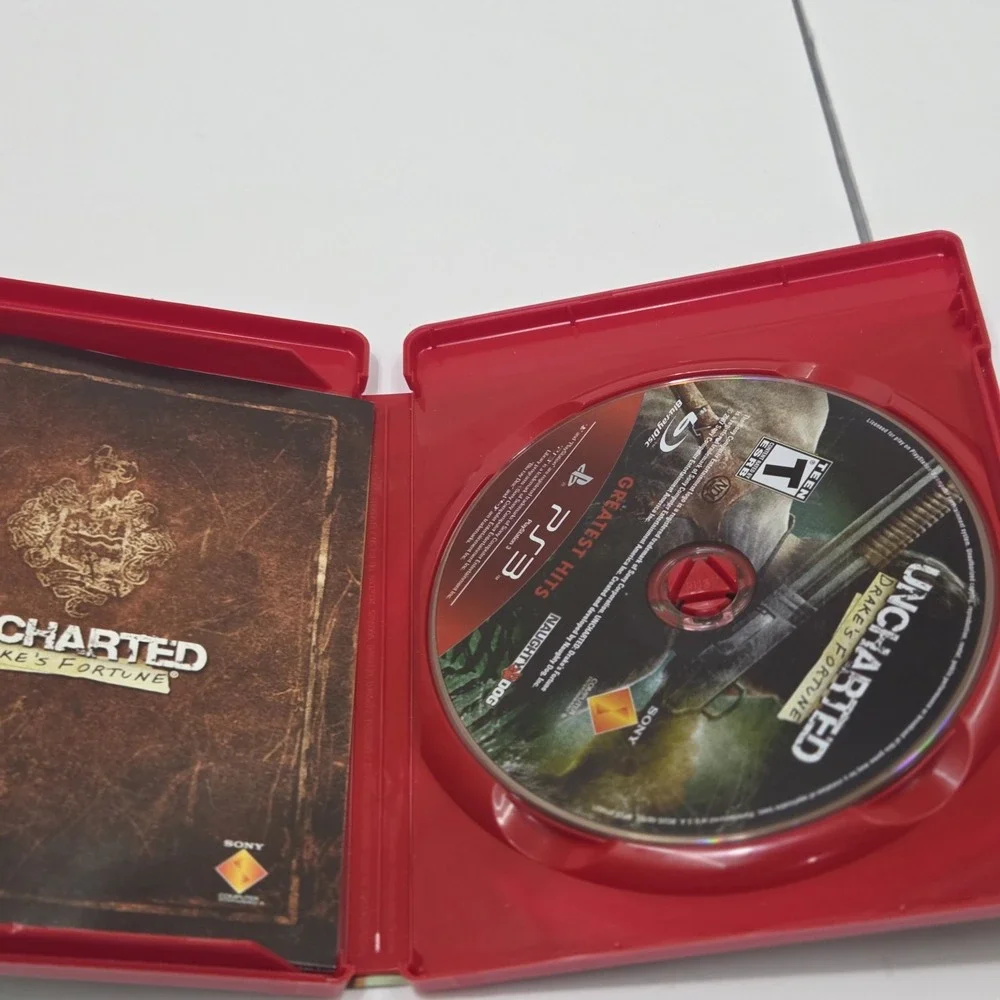 Uncharted Drakes Fortune Sony PS3 PlayStation 3 Greatest Hits Not For Resale...